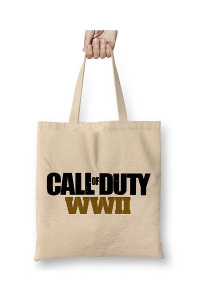 Baskı Dükkanı Call Of Duty 01 υφασμάτινη τσάντα με μακριά λαβή