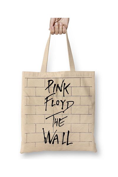Baskı Dükkanı Geantă din pânză Pink Floyd The Wall cu mâner lung