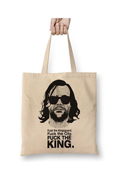 Baskı Dükkanı Παιχνίδι των Θρόνων Φουκ ο Βασιλιάς Φουκ Τσάντα Φορτίου με Μακρ...