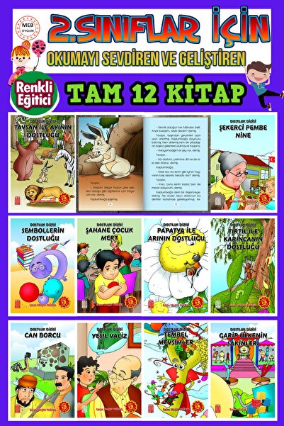 Ata Yayıncılık 2.sınıflar Için Okuma Alışkanlığı Kazandıran Ve   Hikaye Seti