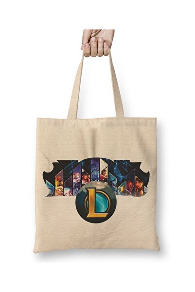 Baskı Dükkanı Geantă din pânză Lol Game cu mâner lung