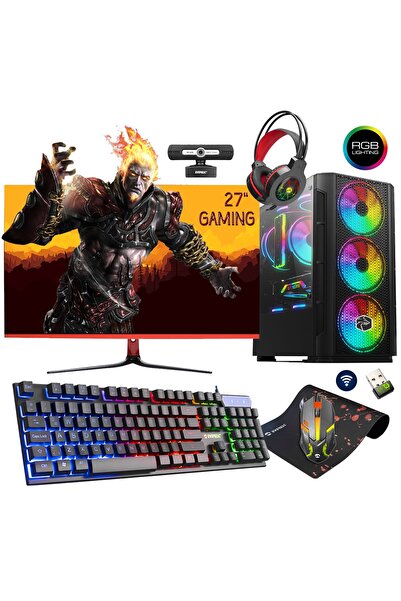 Zeiron Rmx80 i5-3470 16GB 256GB SSD+1TB HDD GT730 4GB 27" Curved Oyuncu Masaü...