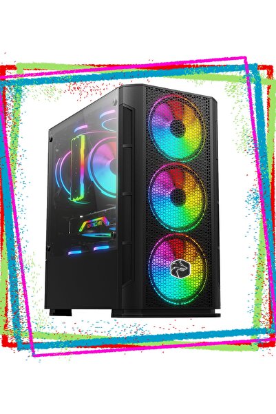 Zeiron Esc X50 I5-3470 8gb 120gb + 500gb Rx550 4gb E-kartı Oyuncu Pc