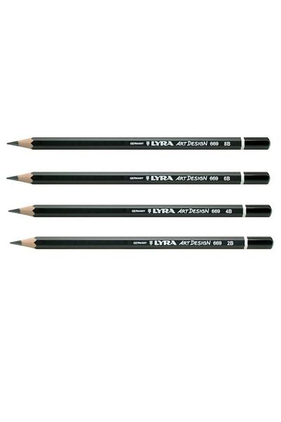 LYRA Art Design Graduated Pen 2b-4b-6b-8b