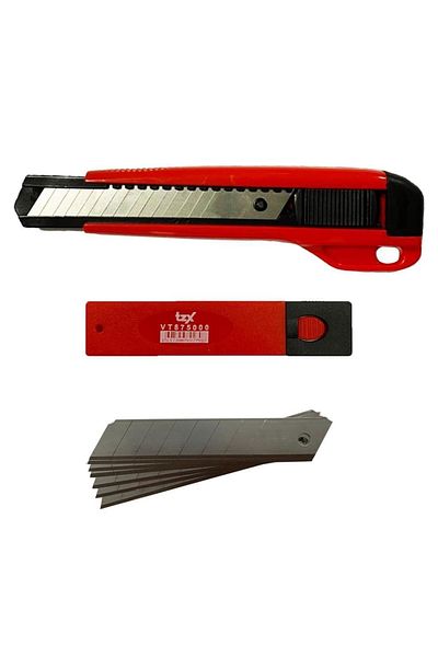 Vip-Tec Vt 875105   - 155X18Mm Professional Utility Knife + 10 Refills