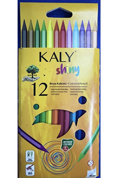Silka Kaly Shiny 12 Renk Boya Kalemi Kaly