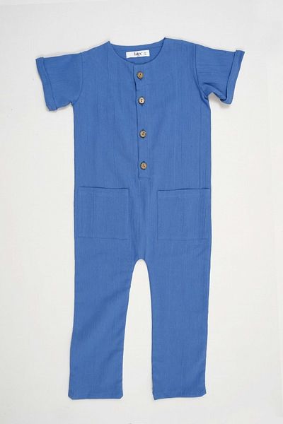 Botex Παιδική Unisex Καλοκαιρινή φόρμα εργασίας - Μπλε