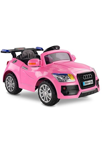 BabyHope Öykü Bebek Dünyası 436 Audi 12v Pembe Akülü Araba