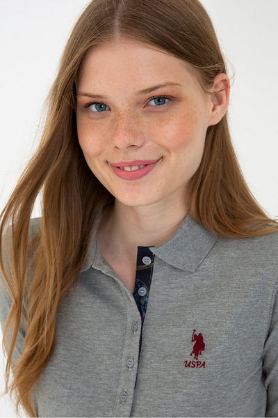 U.S. Polo Assn. Hanorac gri de damă