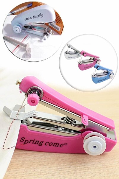 naque Portatif Mini Dikiş Nakış Makinası Ipli Dikim Makinesi Çanta Tipi Terzi Dikiş Aleti