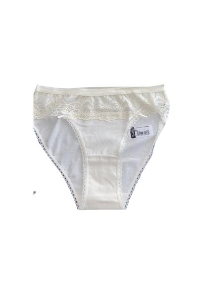 Tutku Chiloți de bikini din dantelă Mrckıds, pachet asortat de 4 piese Funda736 (negru-alb-crem-roz)