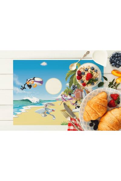 Adawall Home Looney Tunes Team Fabric Serviciu american Set de 4 35x50cm