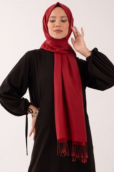 Şalland Crony Shawl Light Claret Red