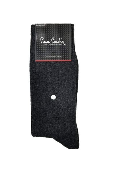 Pierre Cardin Men 2 броя - Мъжки безшевни чорапи от агнешка вълна с копчета Pierre Cardin