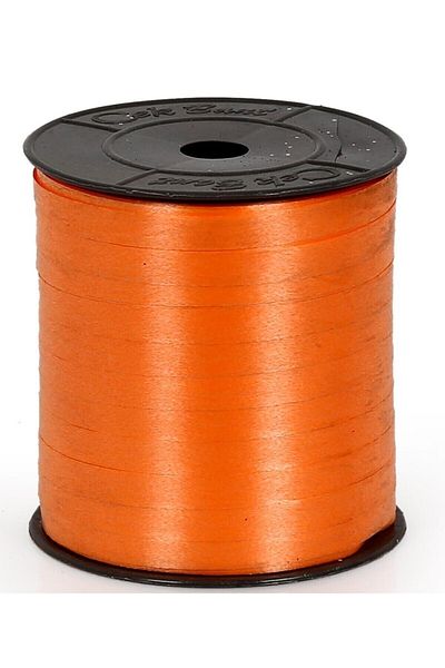 mypartyready 200 Meters Orange Raffia Ribbon Ribbon - 8mm Balloon Binding Rope and Decoration Ribbon