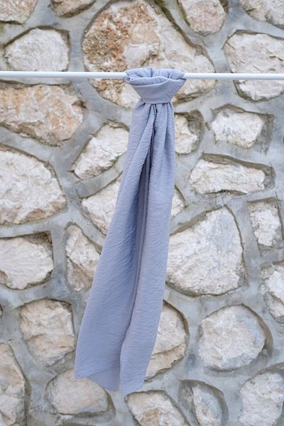 Ramada İpek Kraş Viscose Jazz Shawl Gray