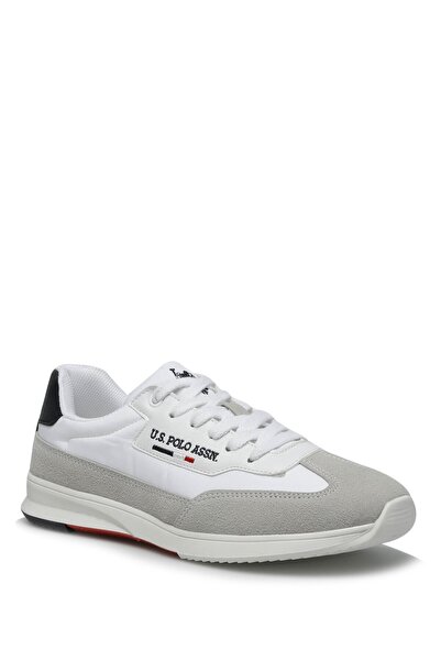 U.S. Polo Assn. يو اس بولو اسن. حذاء فيكتوس للرجال - أبيض