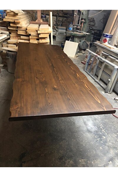 Bintaş Mobilya Kütük Masa Üst Tabla Imalatı 260x100 cm