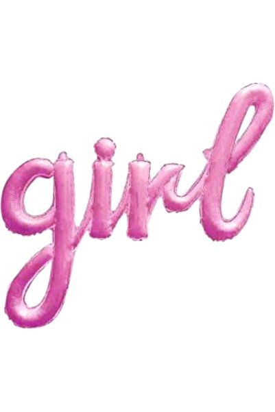 BİDOLUMUTLULUK Girl Pembe Folyo Balon