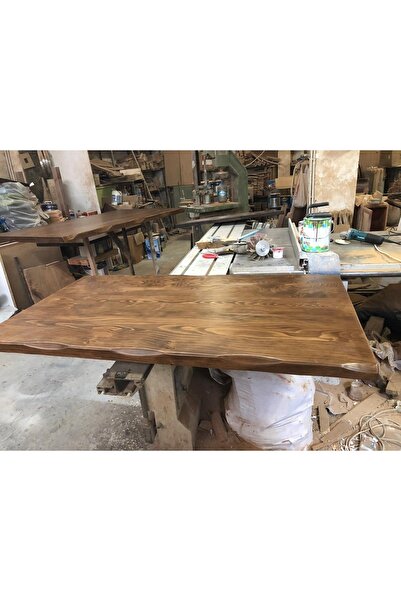 Bintaş Mobilya 140x80.cm Kütük Ağaç Masa Üst Tablası