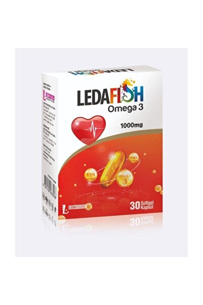 TTO Ledafish Omega 3 1000mg 30 Softjel Kapsül