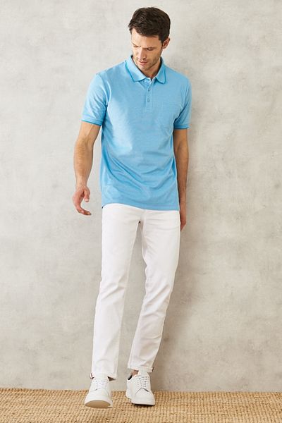 ALTINYILDIZ CLASSICS Poloshirt - Blau - Regular Fit