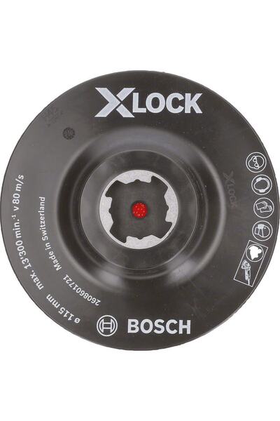 Bosch - X-lock - 115 Mm M14 Kağıt Zımparalar Için Taban
