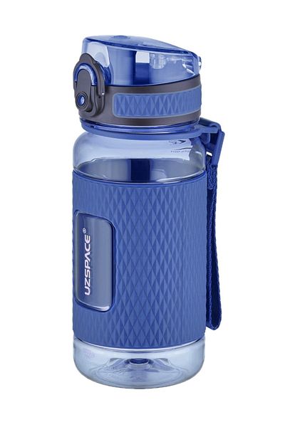 Uzspace Ff 400ml Children's Tritan Water Bottle Silicone Protected Non-Slip Body
