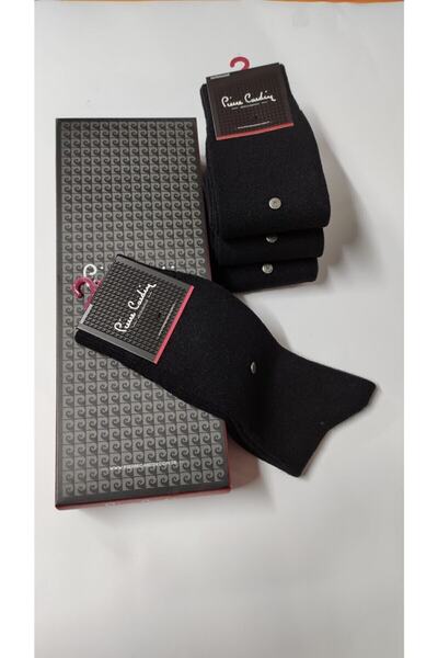 Pierre Cardin Men 2 Adet Gerçek Yün Pierre Cardin Erkek Lambswool Dikişsiz Çorap