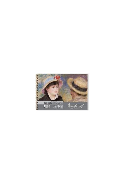 karatis art A5 Spiral Drawing Block 160gr/40 Sheets