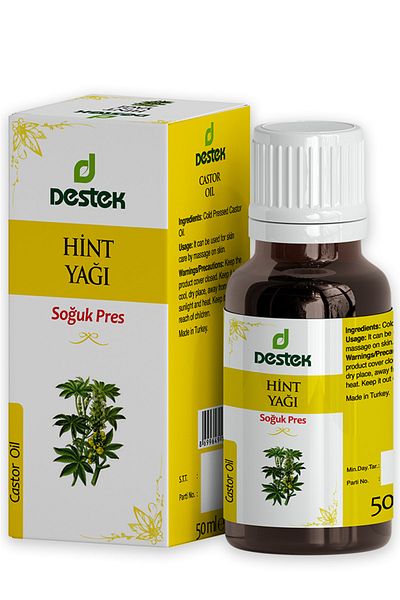 Destek 50 ml Castor Oil - Cold Press