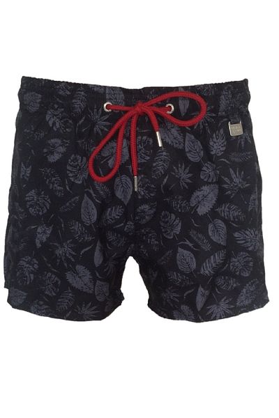 Blackspade Ανδρικό μαγιό με μαύρο εμπριμέ σορτς 8370