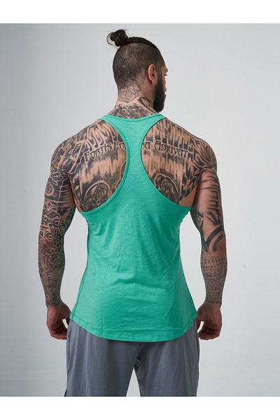 Muscle Station Green Musclestation Toughman Tank Fitness Tank