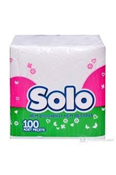 Solo Süper Peçete Ortaboy 100lü X 4adet