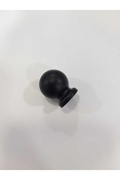 ARON Marble Button Handle Matte Black Furniture Cloakroom Drawer Cabinet Handle Single Hole