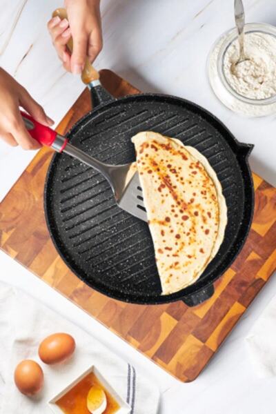 Nehir Alüminyum Döküm 36 cm Gözleme Tavası