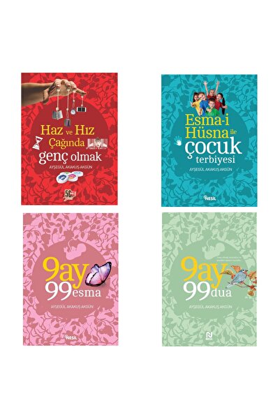 Nesil Yayınları Ayşegül Akakuş Akgün Seti 4 Kitap 9 Ay 99 Dua / Esma