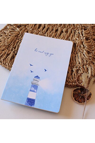 akcepazar دفتر ملاحظات مبطن 128 صفحة - 14,5x21 سم