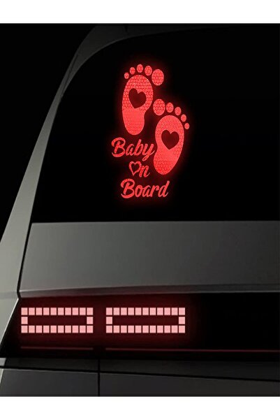 ÖZKAŞ هناك طفل في السيارة العاكسة! لصق الملصق التلقائي