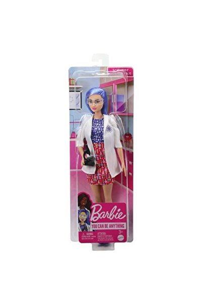 mattel Barbie Meslek Bebeği - Bilim Insanı Dvf50 Hcn11 Lisanslı Ürün