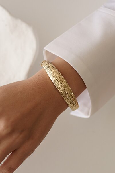 ALTINTAŞ KUYUMCULUK Kristal Altın Kelepçe Bilezik