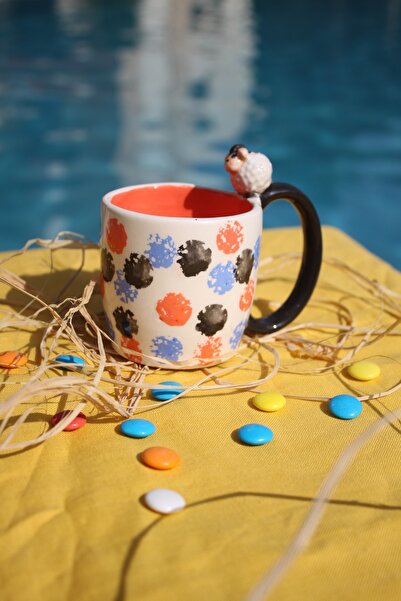 MAMALİZA Handmade Lamb Ceramic MugGift.200ml