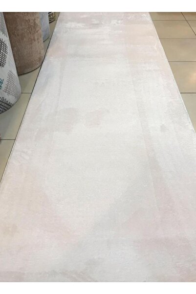 Sarar Düz Renk Vizon Pofuduk Dekoratif Peluş Halı