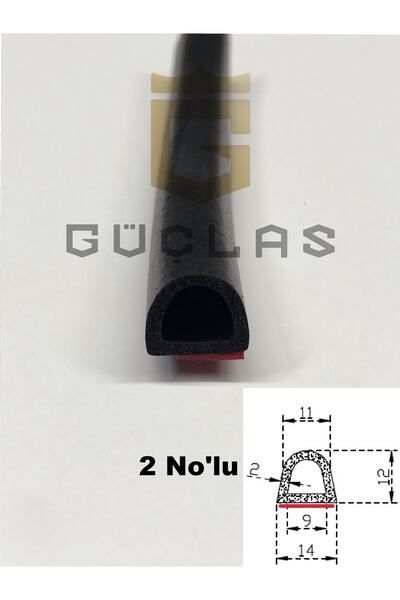 Güçlas Bantlı D Fitil - Bantlı Kapı Fitili - 2 Nolu Fitili