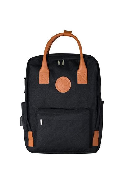 NPO Dailylife 16" Unisex Smart Notebook Daily Backpack-black (dl01b)