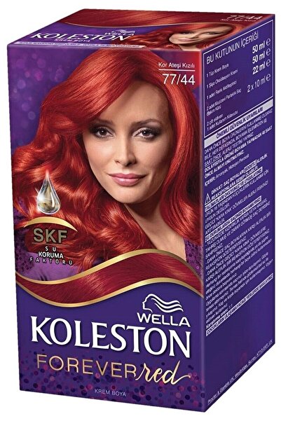 Wella Saç Boyası Özel Kızıllar Serisi Kor Ateşi Kızılı 77/44 50 Ml