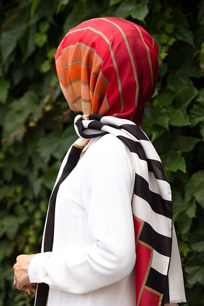 Vissona Γυναικείο Fresh Silk Shawl Ταν Πορτοκαλί