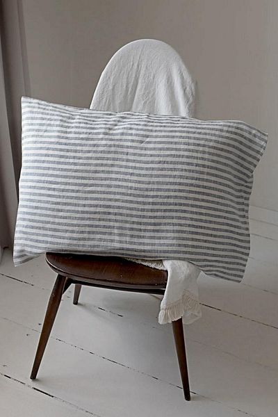 miyolin Striped Cotton 2-Piece Pillow Case 50x70 Cm