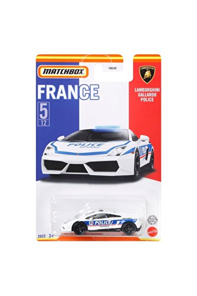 Matchbox 1:64 Best Of France Arabalar Lamborghini Gallardo Police