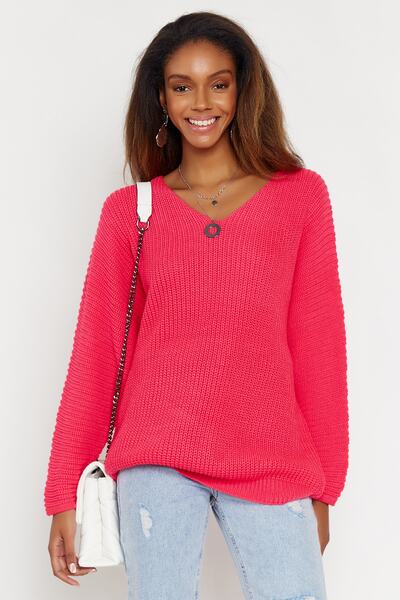 Hopoi Kadın Fuşya Salaş Kazak